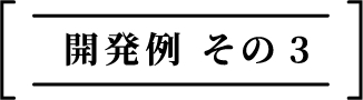 開発例 その3